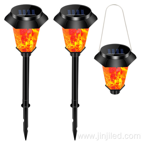 Small Hexagonal Flame Lamp